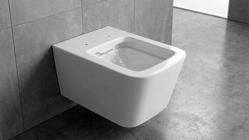 Dribbling toilet