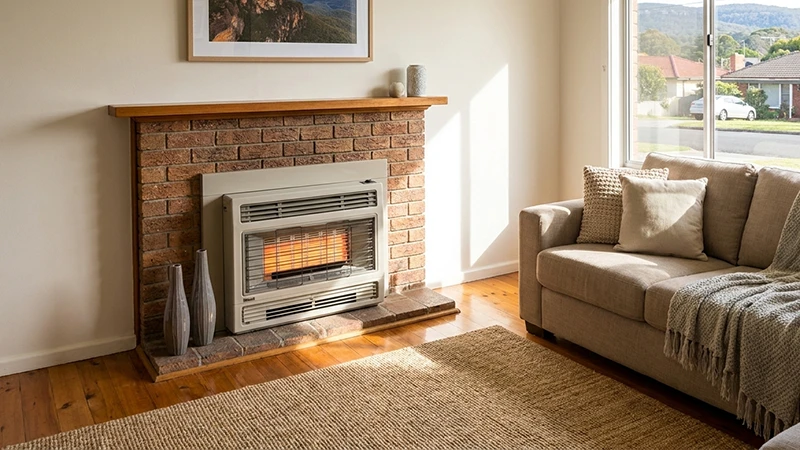 Flued-gas-heater Flued gas heater