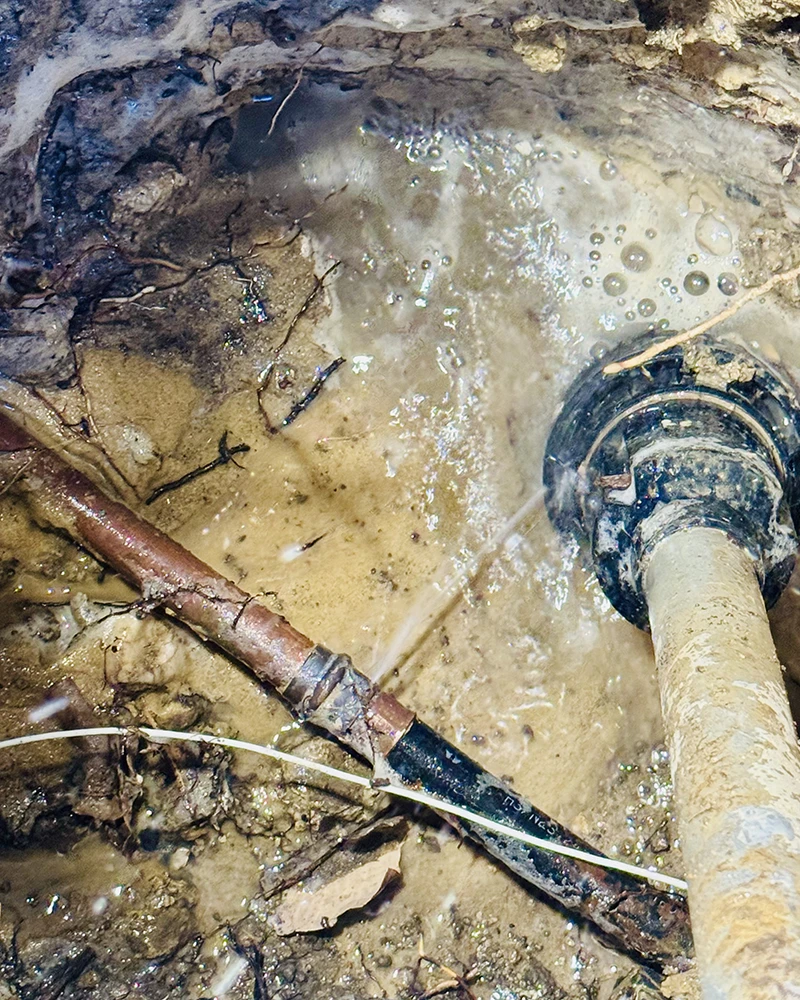 Pipe leaking